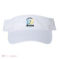 Differently Amazing Down Syndrome Awareness Butterfly Ribbon Visor thumb 0