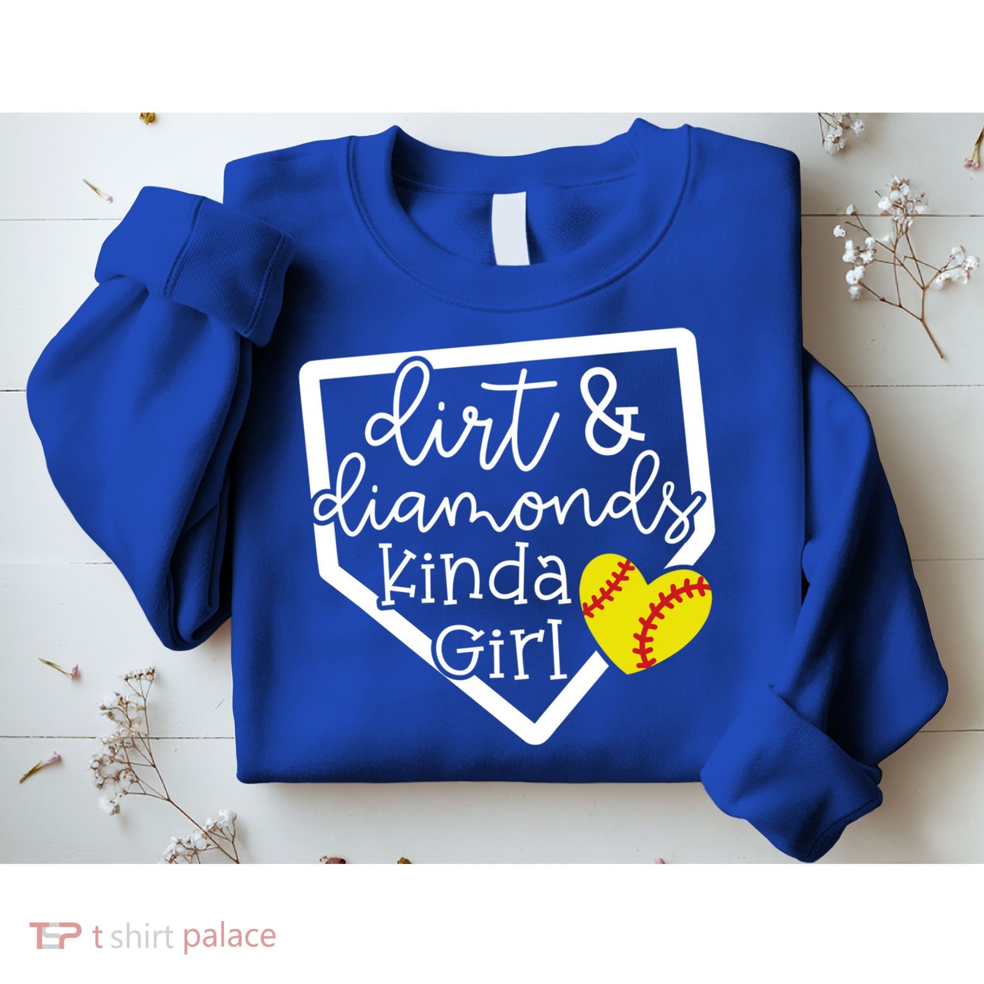 Dirt And Diamonds Kinda Girl Baseball Softball Mom Meaningful Gift Sweatshirt