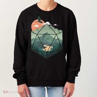 D20 Art Dungeons Lover Fantasy Gaming Women's Sweatshirt