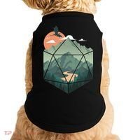 D20 Art Dungeons Lover Fantasy Gaming Doggie Tank thumb 0