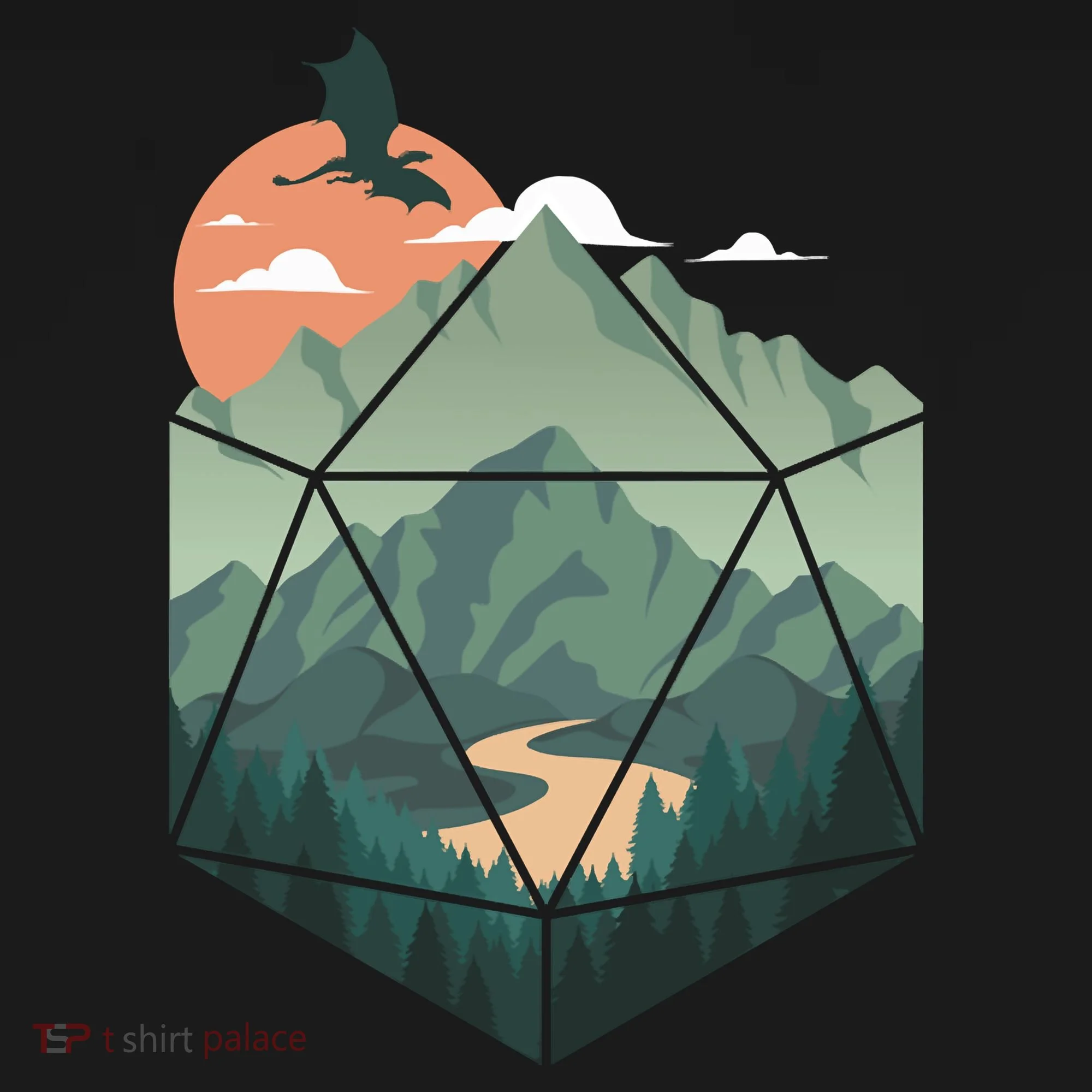 D20 Art Dungeons Lover Fantasy Gaming Hoodie