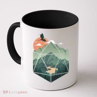 D20 Art Dungeons Lover Fantasy Gaming Coffee Mug thumb 0