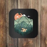 D20 Art Dungeons Lover Fantasy Gaming Coaster thumb 0