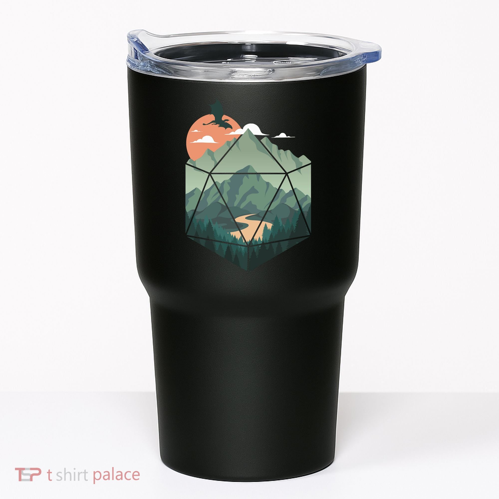 D20 Art Dungeons Lover Fantasy Gaming Tumbler