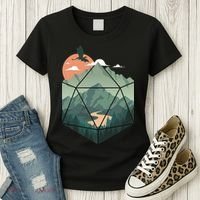 D20 Art Dungeons Lover Fantasy Gaming Women's T-Shirt thumb 3