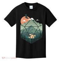 D20 Art Dungeons Lover Fantasy Gaming Kids T-Shirt thumb 0