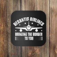 Desantis Airlines Distress Flag Bringing The Border To You Coaster thumb 0