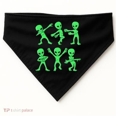 Dancing Aliens Dance Challenge USA-Made Doggie Bandana