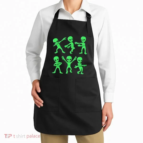 Dancing Aliens Dance Challenge Apron