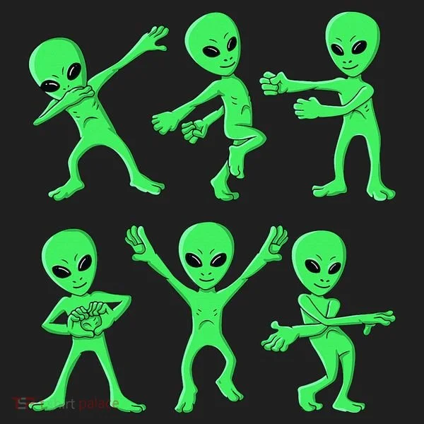 Dancing Aliens Dance Challenge Tumbler