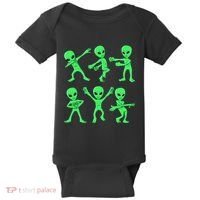 Dancing Aliens Dance Challenge Baby Bodysuit thumb 0