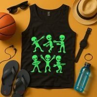 Dancing Aliens Dance Challenge Tank Top thumb 4