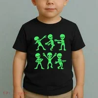 Dancing Aliens Dance Challenge Toddler T-Shirt thumb 2