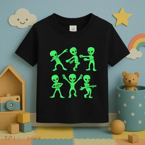 Dancing Aliens Dance Challenge Toddler T-Shirt