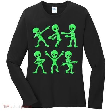 Dancing Aliens Dance Challenge Women's Long Sleeve Shirt