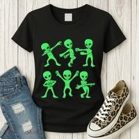 Dancing Aliens Dance Challenge Women's T-Shirt thumb 3