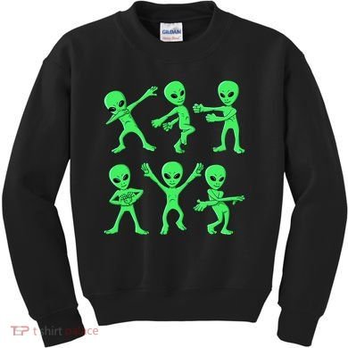 Dancing Aliens Dance Challenge Kids Sweatshirt