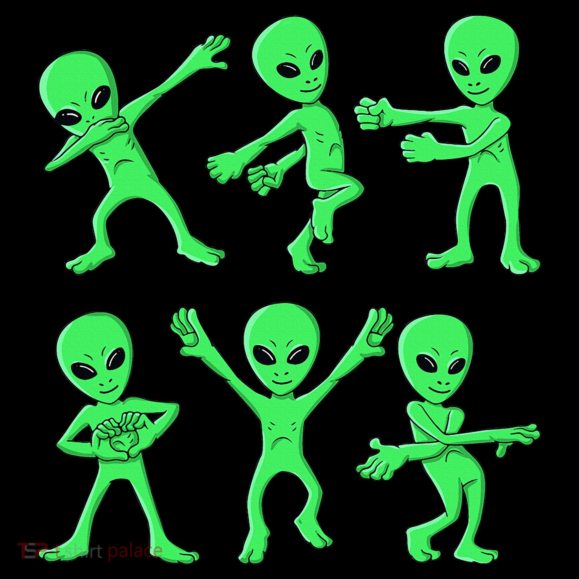 Dancing Aliens Dance Challenge Kids Sweatshirt