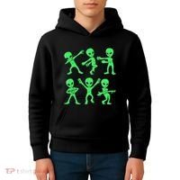 Dancing Aliens Dance Challenge Kids Hoodie thumb 4