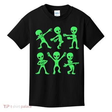 Dancing Aliens Dance Challenge Kids T-Shirt
