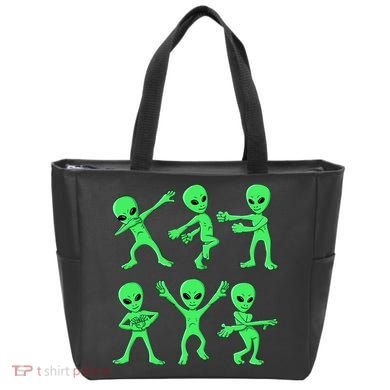 Dancing Aliens Dance Challenge Tote Bag