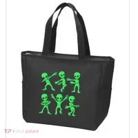 Dancing Aliens Dance Challenge Tote Bag thumb 3