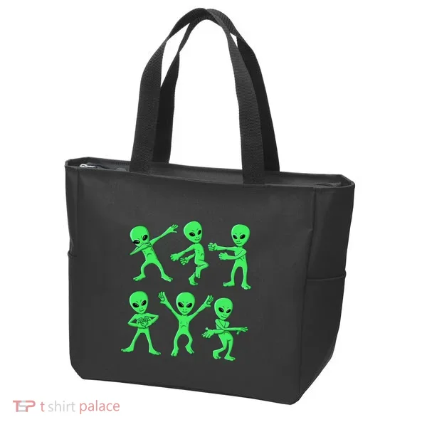 Dancing Aliens Dance Challenge Tote Bag
