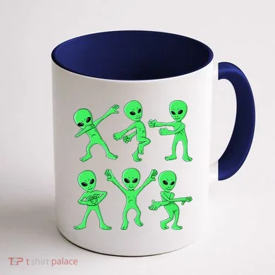 Dancing Aliens Dance Challenge Coffee Mug back