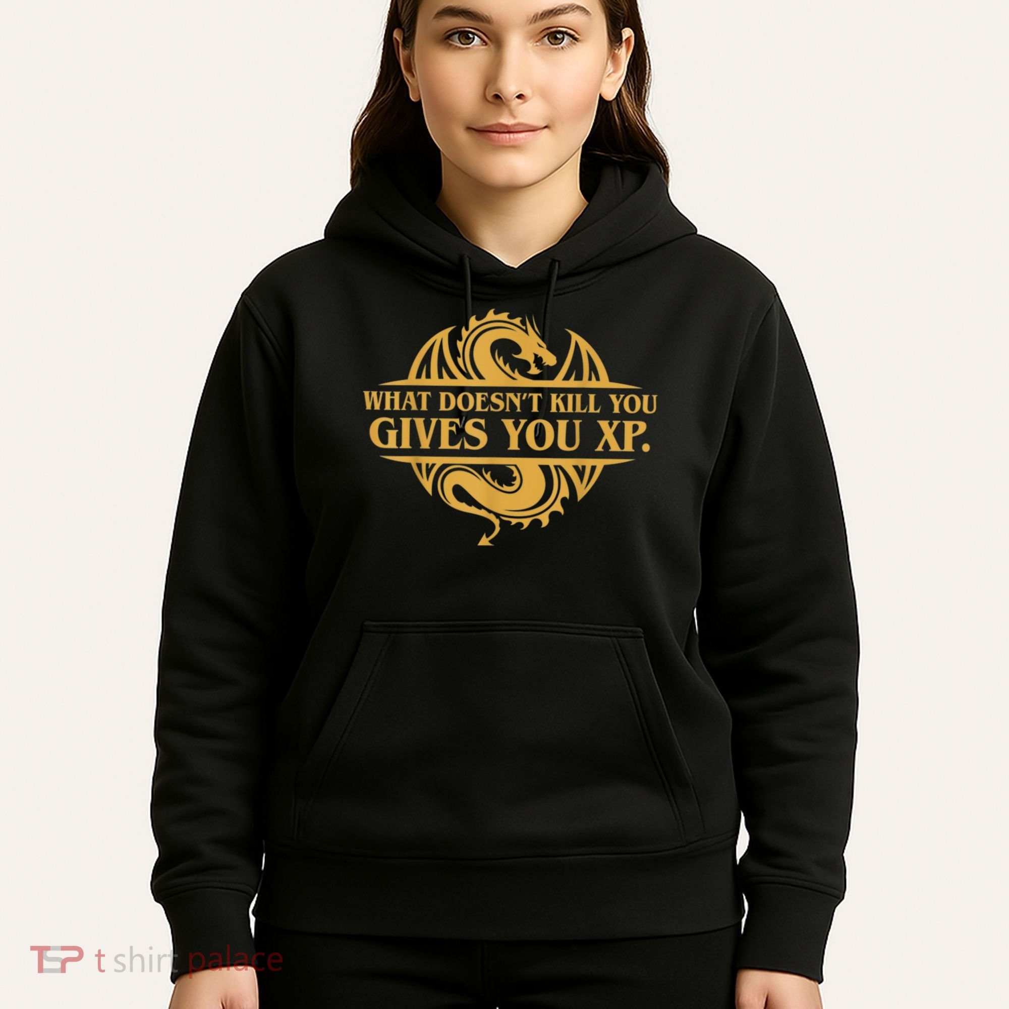 Dungeons And Dragons What Doesn't Kill You Gives You XP Hoodie