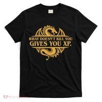 Dungeons And Dragons What Doesn't Kill You Gives You XP T-Shirt thumb 0