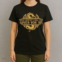 Dungeons And Dragons What Doesn't Kill You Gives You XP T-Shirt thumb 4