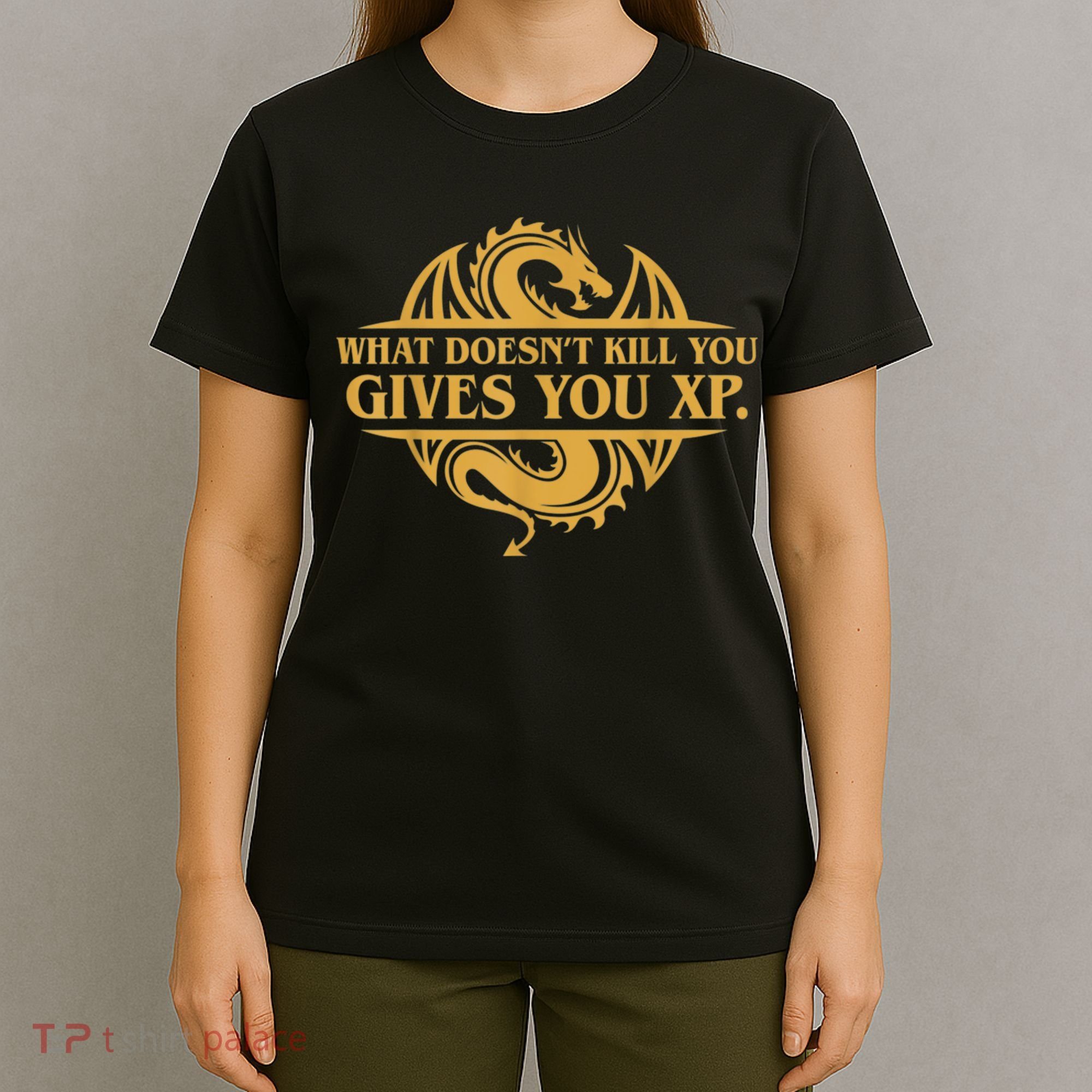 Dungeons And Dragons What Doesn't Kill You Gives You XP T-Shirt