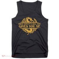 Dungeons And Dragons What Doesn't Kill You Gives You XP Tank Top thumb 0