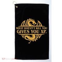 Dungeons And Dragons What Doesn't Kill You Gives You XP Golf Towel thumb 0