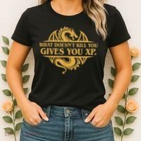 Dungeons And Dragons What Doesn't Kill You Gives You XP Women's T-Shirt thumb 2