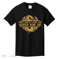 Dungeons And Dragons What Doesn't Kill You Gives You XP Kids T-Shirt thumb 0