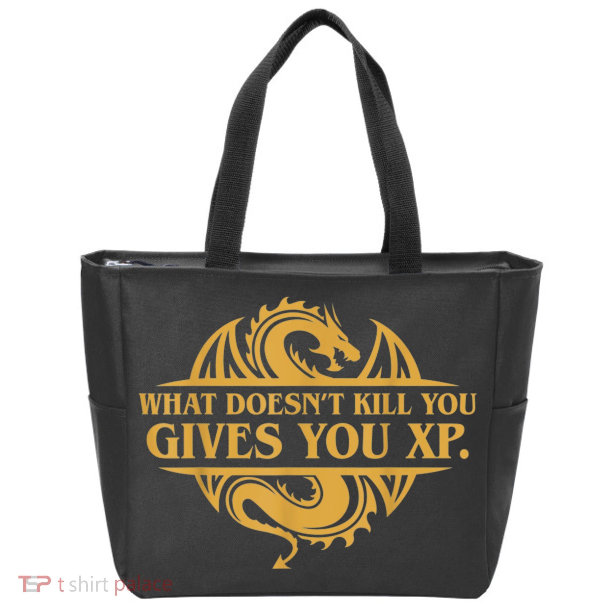 Dungeons And Dragons What Doesn't Kill You Gives You XP Tote Bag