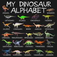 Dinosaur Alphabet Dino Abc For Women Dinosaur Mousepad thumb 1