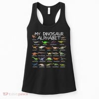 Dinosaur Alphabet Dino Abc For Women Dinosaur Women's Tank Top thumb 0