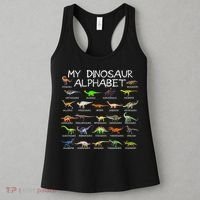 Dinosaur Alphabet Dino Abc For Women Dinosaur Women's Tank Top thumb 3