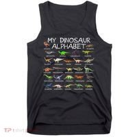 Dinosaur Alphabet Dino Abc For Women Dinosaur Tank Top thumb 0