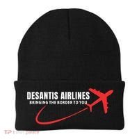 Desantis Airlines DeSantis Airlines Funny Political Trending Beanie thumb 0