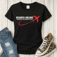 Desantis Airlines DeSantis Airlines Funny Political Trending Women's T-Shirt thumb 3