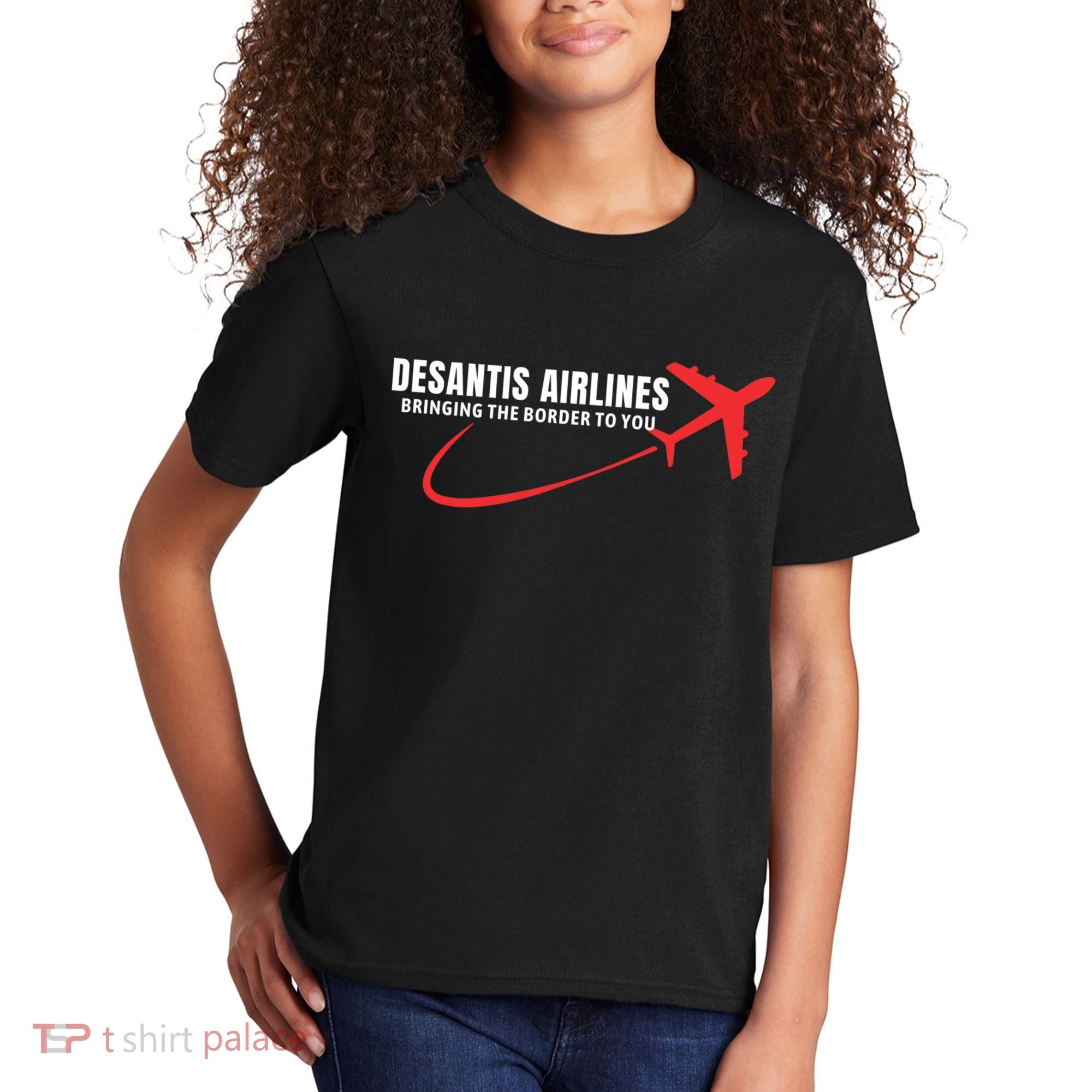 Desantis Airlines DeSantis Airlines Funny Political Trending Kids T-Shirt