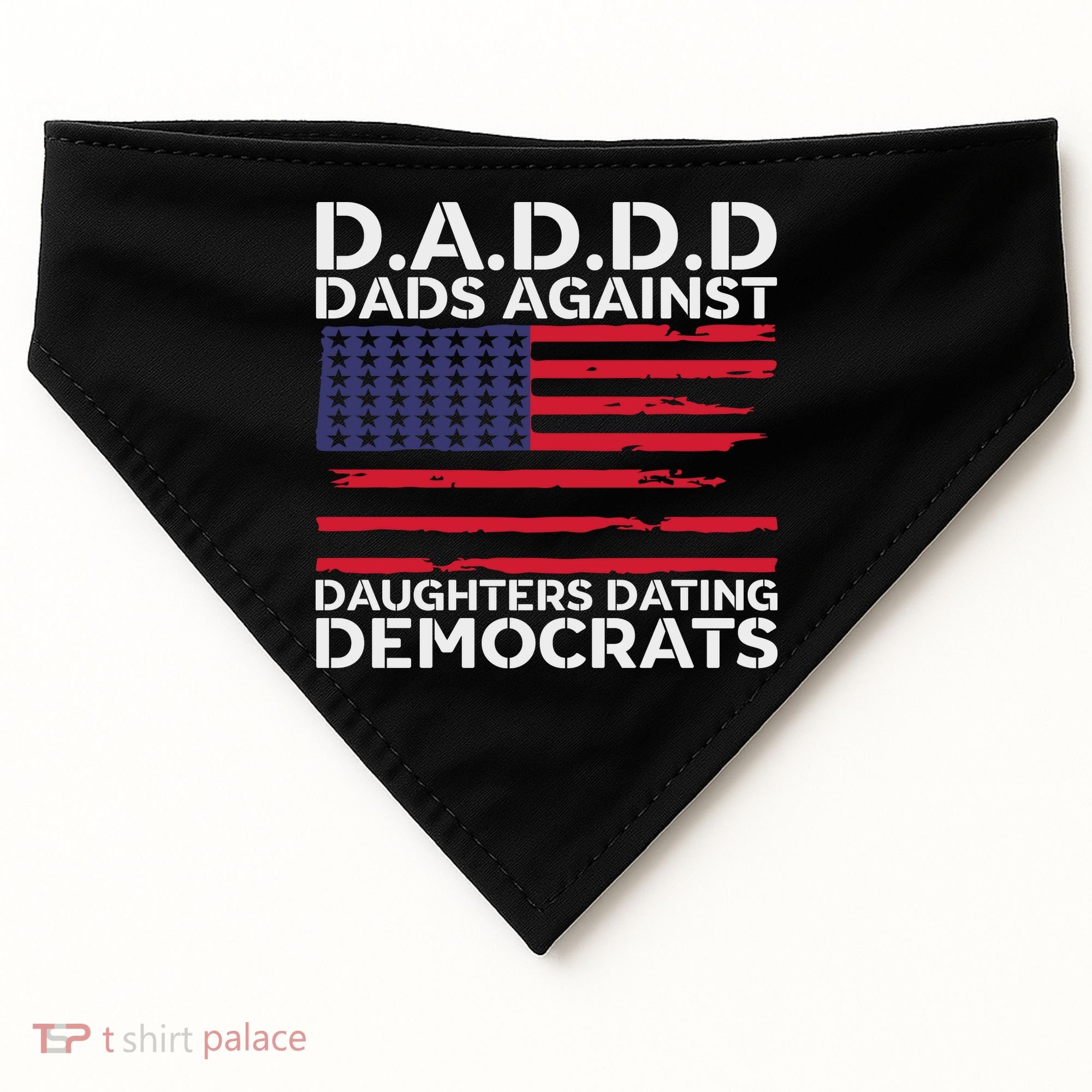 Dads Against Daughters Dating Democrats USA-Made Doggie Bandana