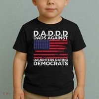 Dads Against Daughters Dating Democrats Toddler T-Shirt thumb 2