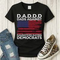 Dads Against Daughters Dating Democrats Women's T-Shirt thumb 3
