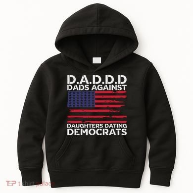 Dads Against Daughters Dating Democrats Kids Hoodie