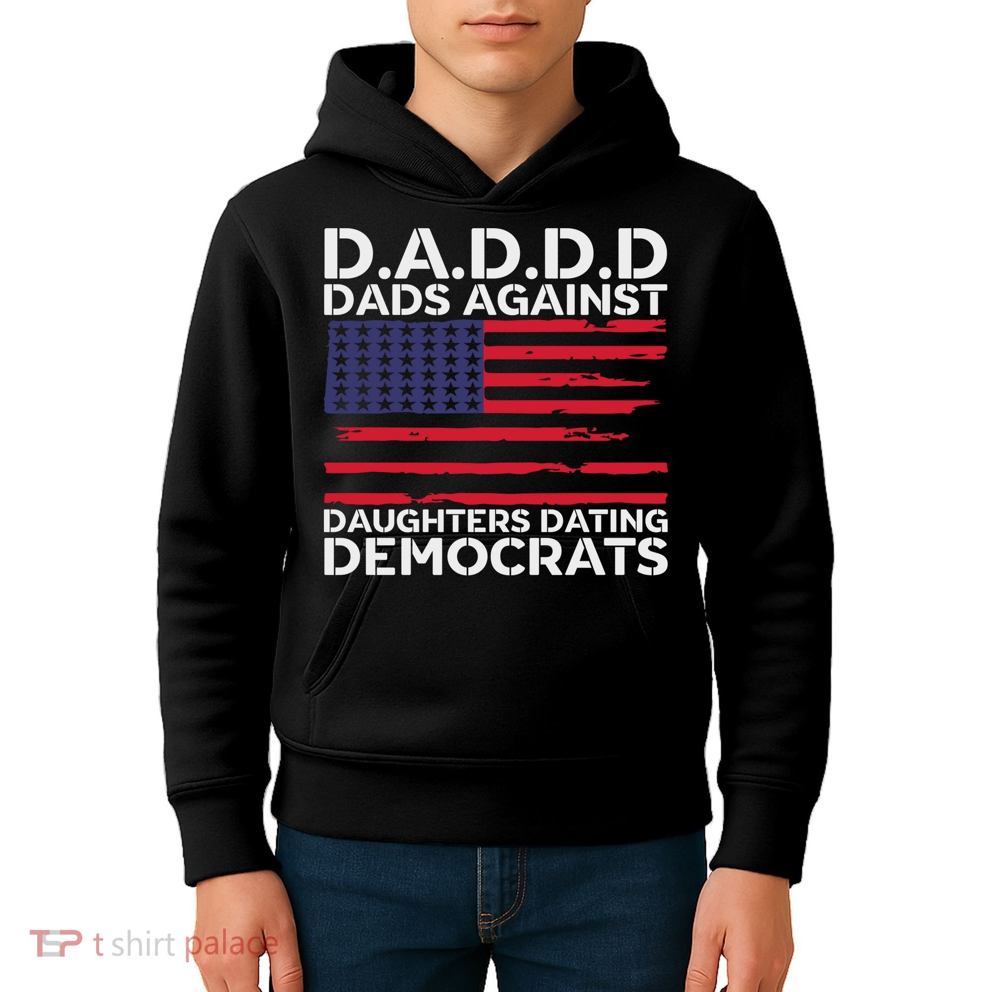 Dads Against Daughters Dating Democrats Kids Hoodie