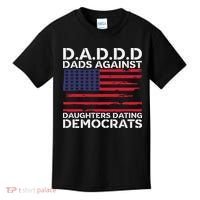 Dads Against Daughters Dating Democrats Kids T-Shirt thumb 0